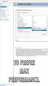 Best NVIDIA Control Panel settings for gaming