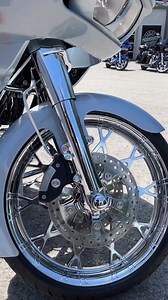 MOONSHINE HORSEPOWER New chromed out 2023 FLTRXS Road Glide. MHP 124 cubic inch M8 build. If you are going to add a pair of aftermarket wheels to you bike take a look at the weight increase. In this Dyno graph you can tell the beautiful chrome rear wheel is HEAVY! The dip in the lower rpm is the engine loosing to the ground power trying to spin up the extra mass. Still plenty of power! Reducing wheel weight is not only beneficial to improve your power to the ground but it’ll also increase the su