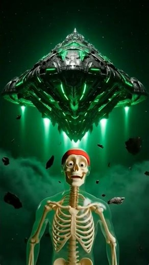 Skeleton Astronaut Found a Mysterious Alien Planet 👽 #ytshorts #story