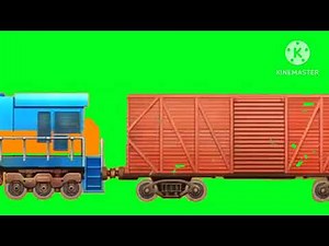 Kick the buddy train passing by green screen for ‪@siggesenlund7781‬