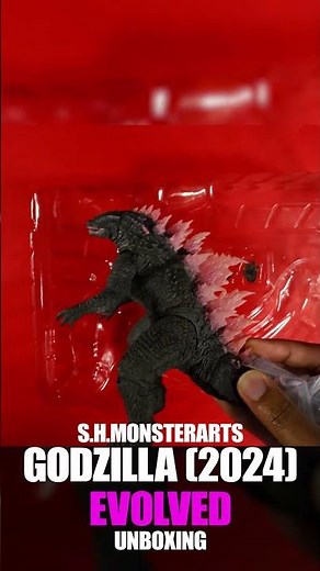 S.H.Monsterarts Godzilla (2024) Evolved Unboxing