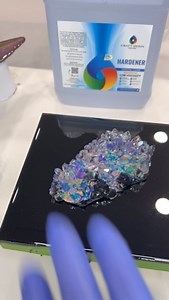 Here is how I used one of the resin crystals that I recently poured! How do you like it? 🙂 The crystal mold is from @juliart84 and I also added @celestialfireglass to enhance it. Use the following codes to save you $$: @craft.resin: ARTAD20 for 20% off!! #resinart_daily #resinart_regrams #resinartwork #resinpour #glitterpour #resin #resincrafting | Art After Dark