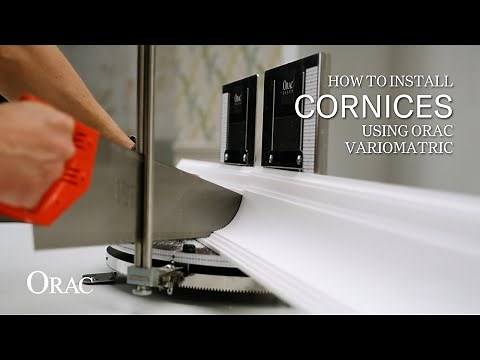 How to install cornices? Using Orac Variomatric - Orac Installation Guide