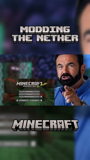 this mod is actually crazy 🛠️ #Minecraft #MinecraftMods #Nether #Modding