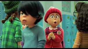 Mei: 😇 Mei when Carter is around: 😵🤯💗💥💨🐼 Stream Disney and Pixar’s #TurningRed, starting on March 11 only on Disney CA 😍 | Walt Disney Studios