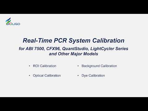Real-Time PCR Calibration for ABI 7500, CFX96, Quant Studio Series, and LightCycler...