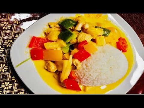 Gelbes Thai-Curry mit Hühnchen - einfach und schnell