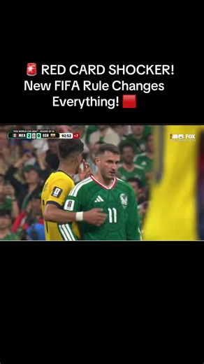 Piero Hincapié got a red card for covering his mouth while talking to an opponent #mexicovsecuador #worldcup2026 #fifaworldcup #fifa #fyp @FIFA World Cup