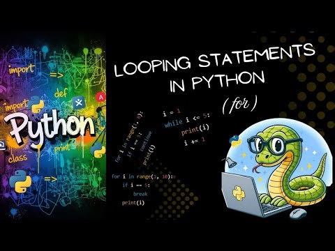 Looping Statements in Python | For Loop & Nested For Loop In Python | Python Tutorial | Part 10