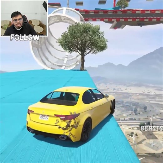 3.7K views · 46 reactions | 663.448% break monitor in this car race challenge in gta 5 | Beasts | Facebook