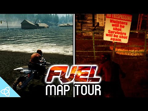 Fuel - Exploring an Post-apocalyptic Open World (PS3/Xbox 360/PC Game) | Low Poly City Tour