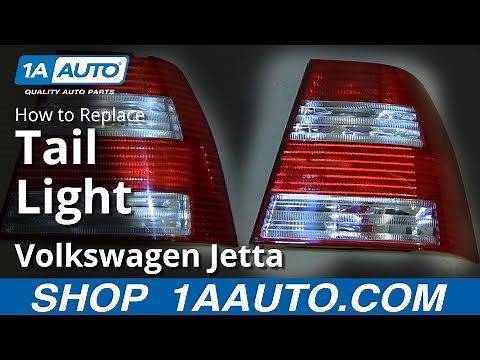 How to Replace Tail Light 04-07 Volkswagen Jetta