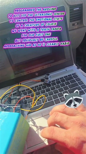 Racoon with Rabies infects computer #rave #trashpanda #animals #computer #electronic