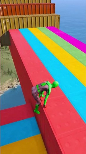 GTA 5 Epic Ragdolls | Spider-Man Jumps/Fails ep. 3822