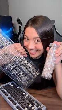 This keyboard is MY FAVORITE 🥹💙 Custom version by @adamantun_official #keyboard #gamereview