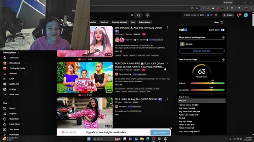 Kabrita reacciona a la música de Angi con humor