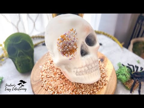 How to Make a 3D Skull Cake (Beginner Friendly) [Tutorial]