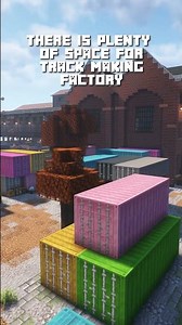 I built a giant TRAIN YARD in create mod!