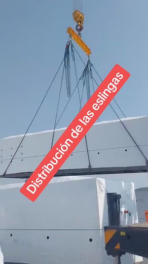 Distribución de la carga entre el número de líneas de carga #operadoresdemaquinas #capcer #grua #cursos #certificacion #industria | Capcer- Cursos de Operación e Izaje y Seguridad Industrial.