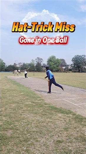 Hat-Trick Almost Miss Ho Gaya 😱 Dekho Kya Hua! #cricketshorts