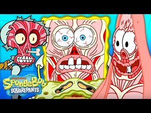 28 Times SpongeBob Characters LOST Their Skin! 💀 | ‪@SpongeBobOfficial‬