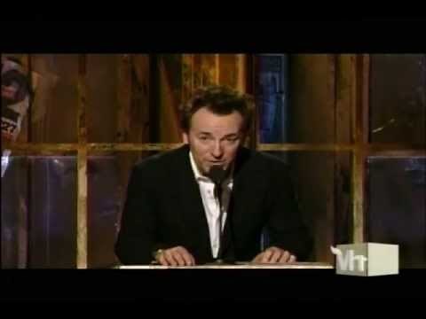 U2's introduction into the Rock'n'Roll hall of fame by a funny Bruce Springsteen