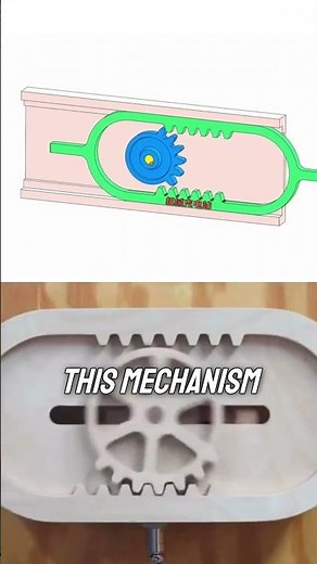 Reciprocate Gear Mechanism #mechanic #gear #system #intelligence