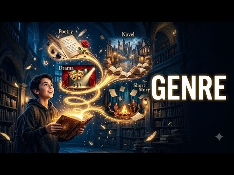LITERARY GENRES | Poetry, Drama, Novel & Short Story Explained | English Literature