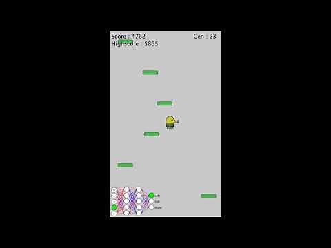 AI Learns to Play Doodle Jump