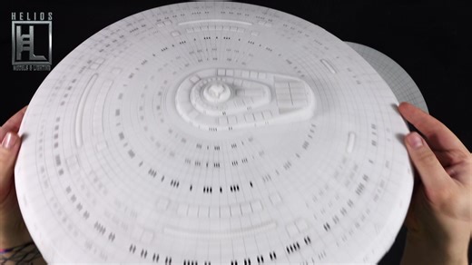 54K views · 665 reactions | Let’s take a closer look at the 1/650 scale version of the Enterprise-C, including all the individual parts and how they fit together. (Note its the older Sauce Version without the Phaser Array hausings) | Helios Models and Lighting | Facebook