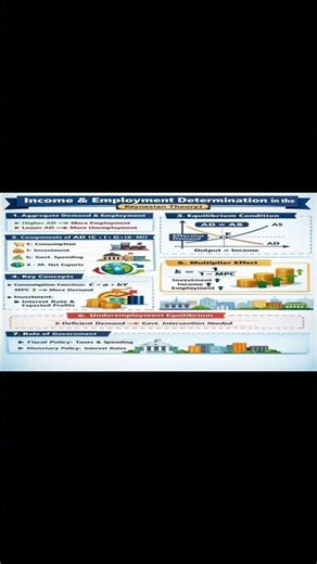 How Income and Employment Are Determined in an Economy | Macroeconomics