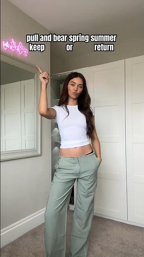 pull and bear keep or return #fashionhaul #fashionvideo #pullandbear #haul #fashion #keeporreturn