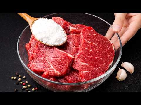 How to Make Beef Incredibly Tender and Juicy in Minutes – The Chinese Secret Method!