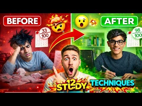 Study Smarter, Not Harder 🤯 (12 Scientific Study Techniques )
