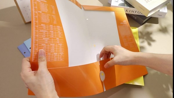 Yaomiao 48 Pcs Pocket Folders Paper Folders with Pockets 3 Hole Punched Letter Size Glossy Laminated File Folders for 3 Ring Binder Homework Folders for Students School Office Document(Bright Color)