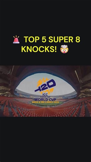 Top 5 CRAZIEST Super 8 Knocks! 🤯 Sanju Samson & Harry Brook! #shorts