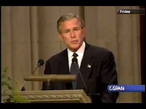 Funeral of Ronald Reagan, 2004-06-11 Part 10 (George W Bush)