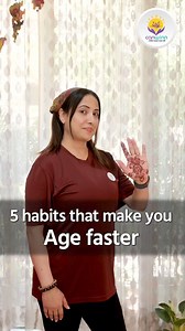 5 Habits that make you Age Faster . Follow - @officialcanwinn . Hashtag #exercise #anger #lackofwater #water #worried #poorsleep #notexercising #canwinn #apna_canwinn_hai_na | CanWinn Foundation