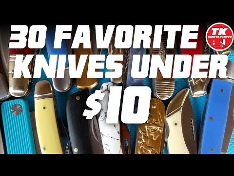 30 Favorite Pocket Knives Under $10