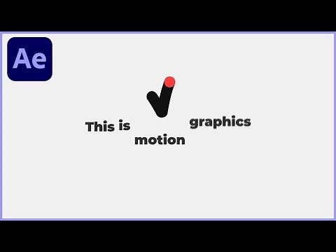 Minimal Circle Motion Graphics Text Animation in After Effects - After Effects Tutorial #2