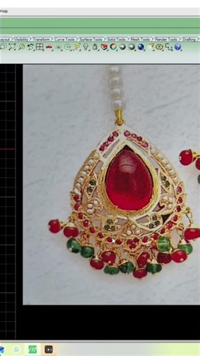 Pendent 😊🫶 #matrix #rihno #shorts #cad #jewellery #yt shorts