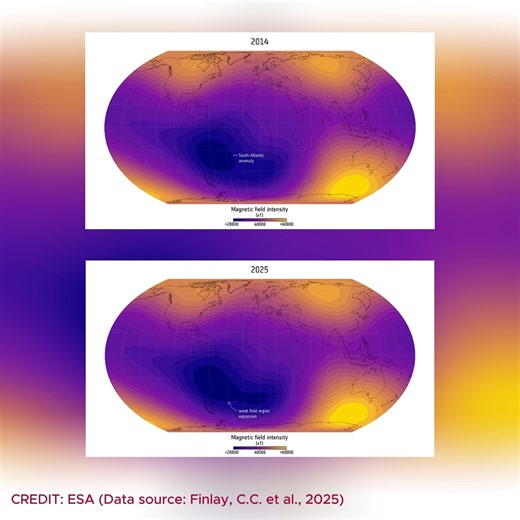 9.4K views · 172 reactions |  SOUTH ATLANTIC ANOMALY IS EXPANDING...