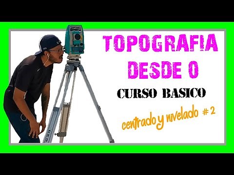 CENTRADO Y NIVELADO 😱😱 de ESTACIÓN TOTAL😍 para hacerlo en 2 MINUTOS 🤯😎