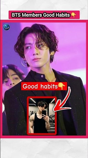 BTS Members Favorite Good Habits 👆 | #factsinhindi #bts #jungkook #v #kpopfactmedia #kpop