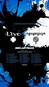 The Summer Unity Tour is on sale NOW (10AM Local)! Don’t miss out on this amazing show with LIVE and Collective Soul! Grab your tickets and VIP Packages now here: https://livetheband.com. #livetheband #edkowalczyk #collectivesoul | LIVE