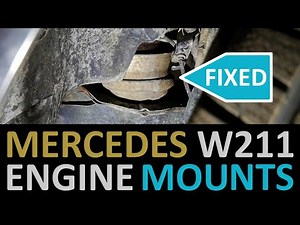 Mercedes-Benz E500 (W211) 4Matic ENGINE MOUNT Replacement - DIY
