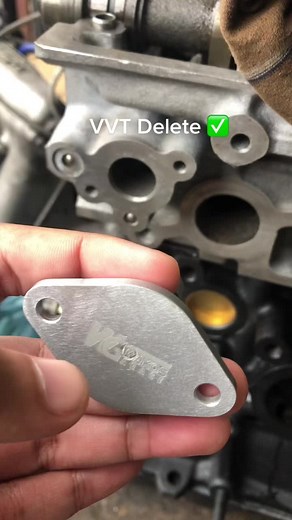 Replacing VVT Selenoid with VVT Delete Plug on my engine as additional for my engine on this project. Hope this will help the engine run better without any issues. #4age20v #4age20vblacktop #ae101 #ae101_corolla