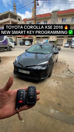 Toyota corolla xse 2018 new smart key programming successfully #keyprogramming #toyota #corolla #key