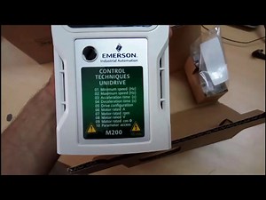 Unboxing Emerson Control Techniques AC Drive M200 1200042 A