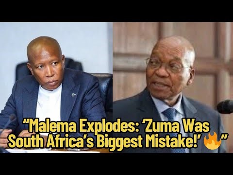 Malema Drops Bombshell: Zuma Was South Africa’s Biggest Mistake!